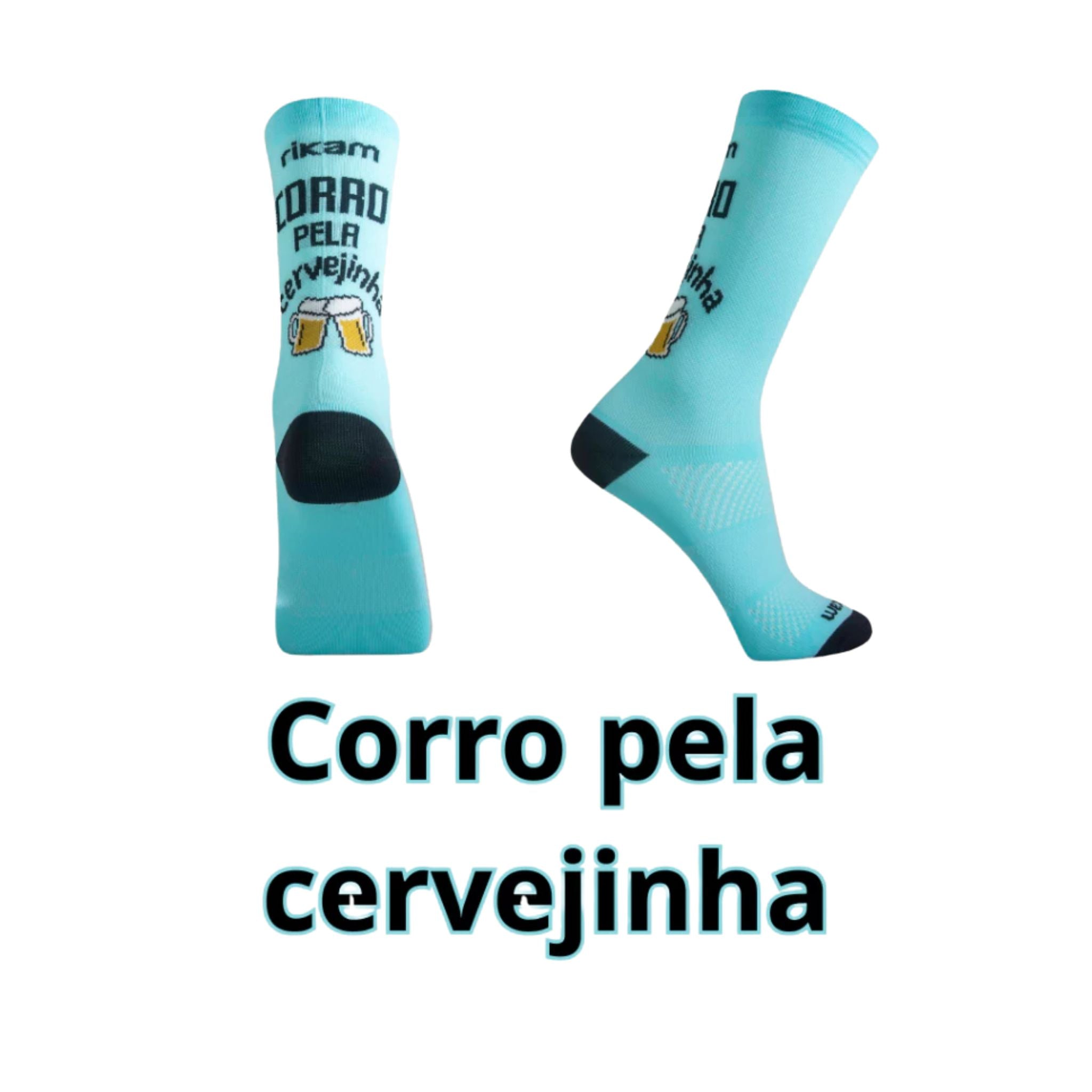 Meia Performance Feminina Cano Médio – Conforto, Estilo e Segurança em Movimento - Stride Up