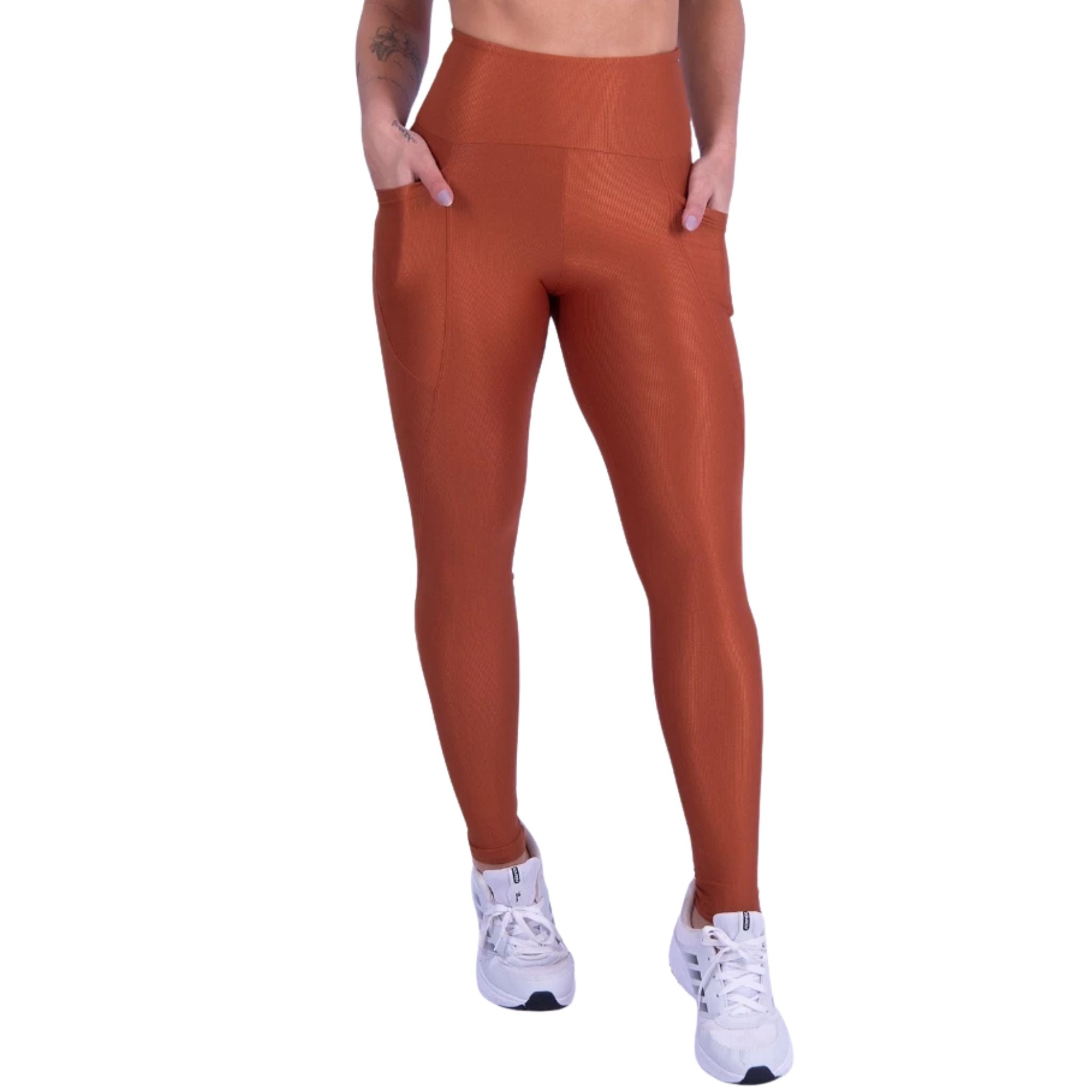 Legging Feminina de Corrida Cintura Alta com Bolso – Stride Up