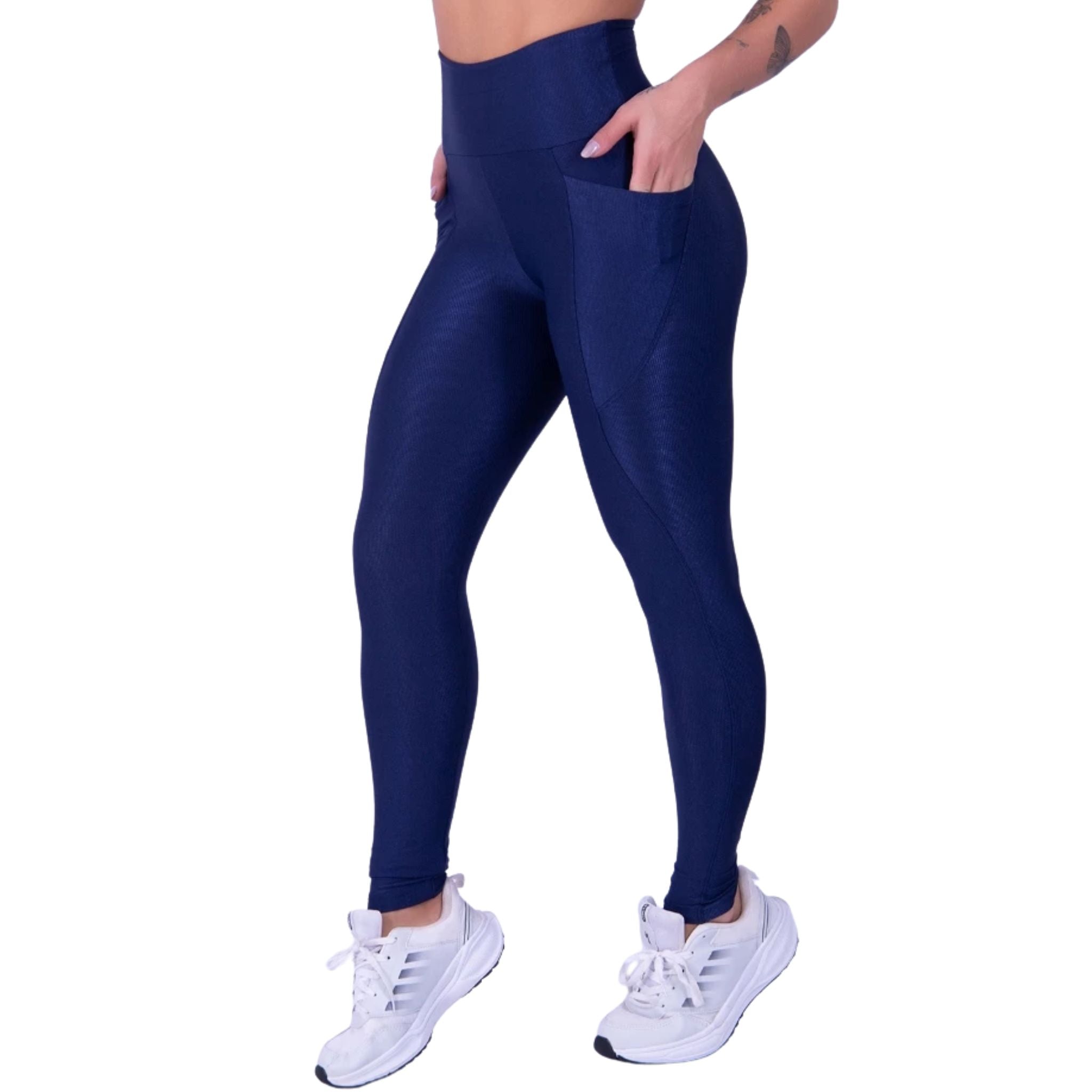 Legging Feminina de Corrida Cintura Alta com Bolso – Stride Up