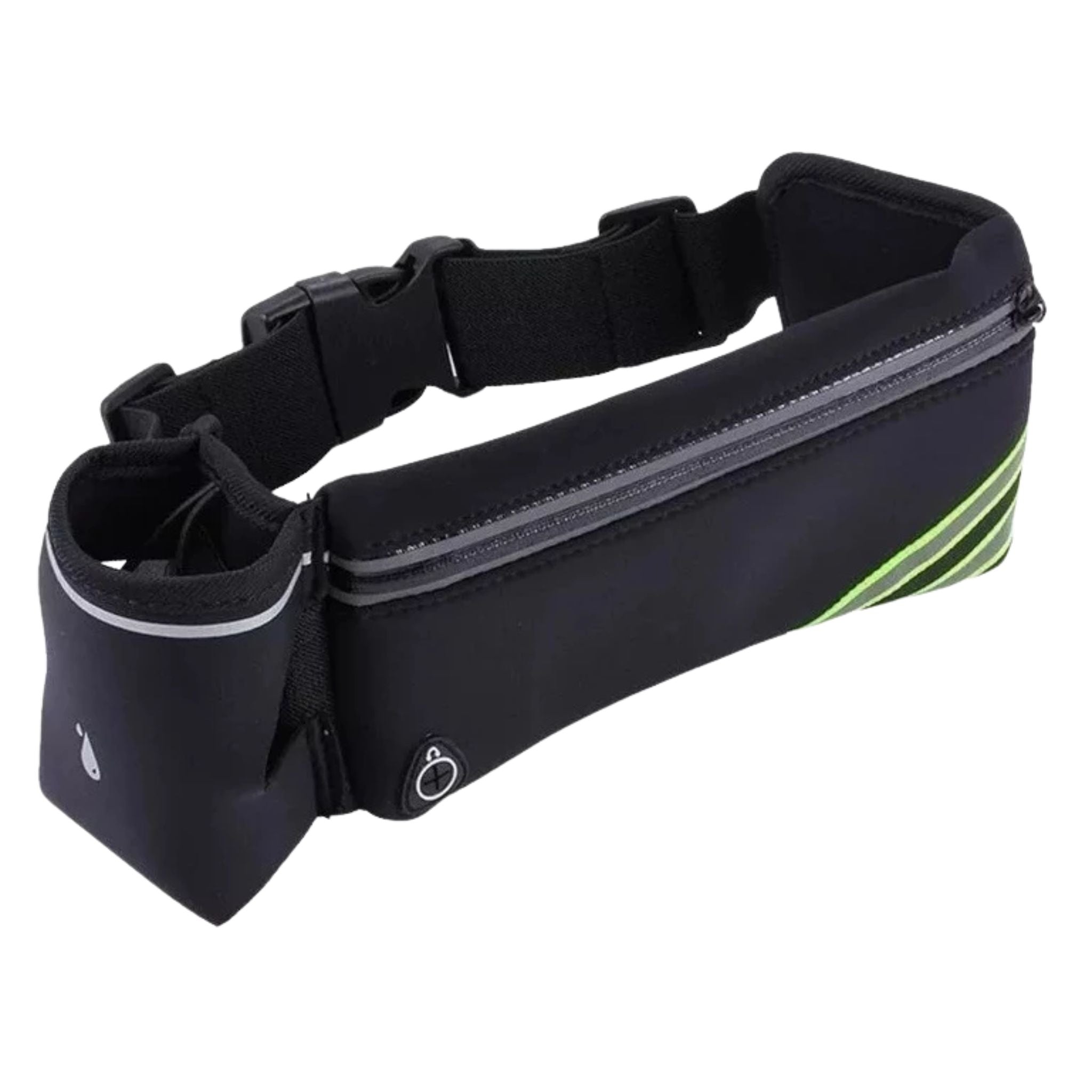 Cinto de Hidratação Impermeável – Suporte para Garrafa e Bolso Seguro - Corrida e Ciclismo - Stride Up