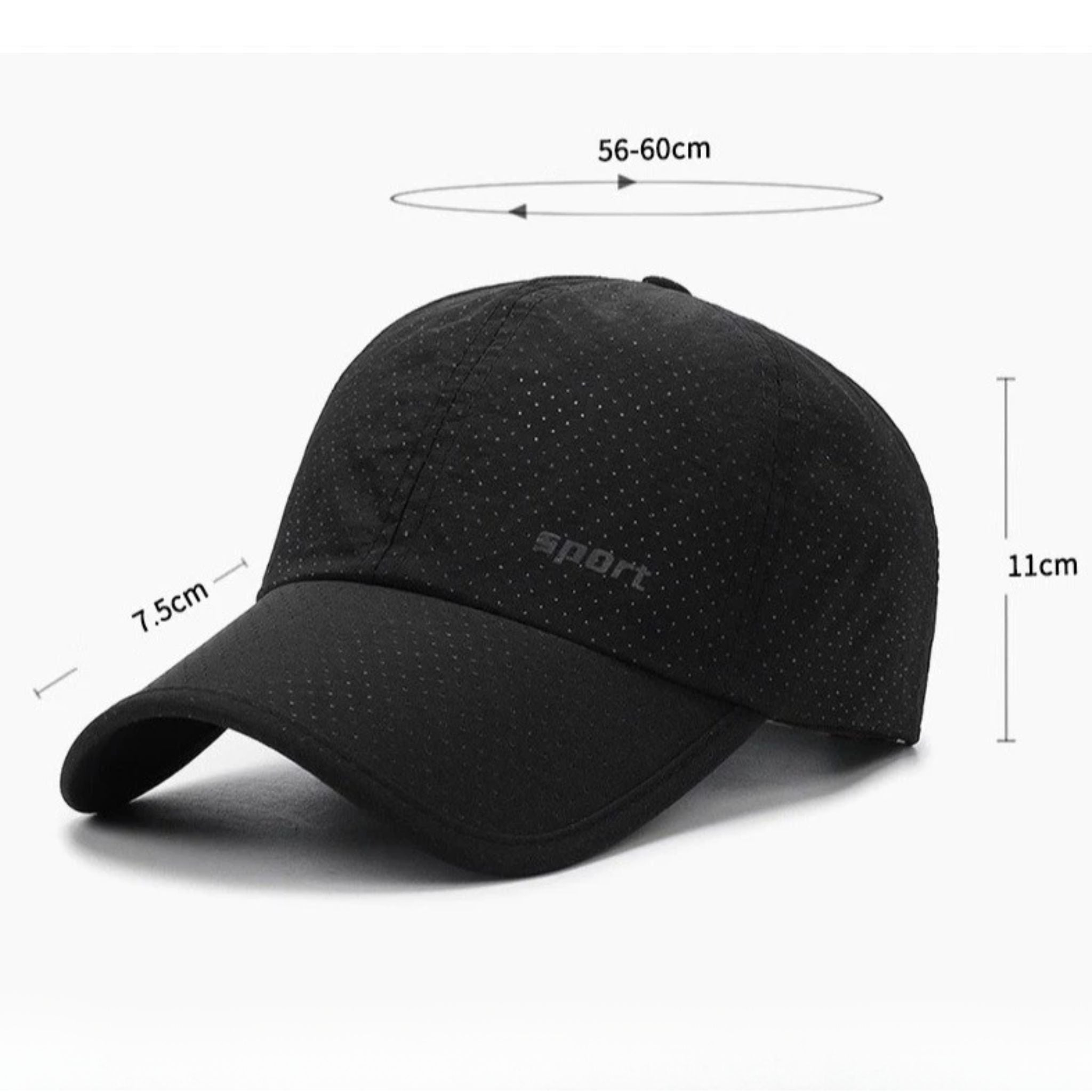 Boné Tactel Casual Respirável — Secagem Rápida e Proteção para Corrida - Stride Up