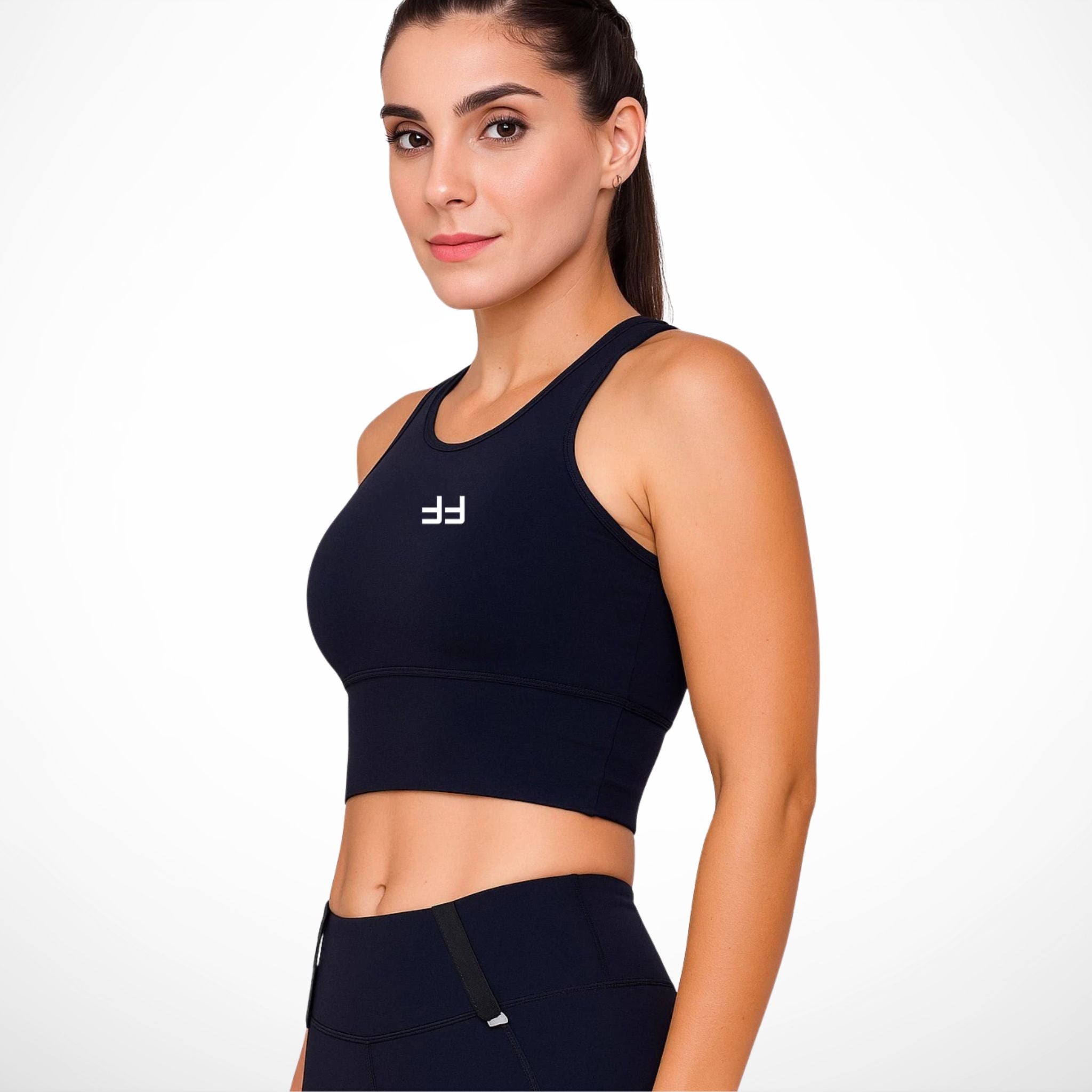 Top Cropped Suplex Corrida Feminino com Bolso Stride Up – Alta Sustentação e Conforto - Stride Up