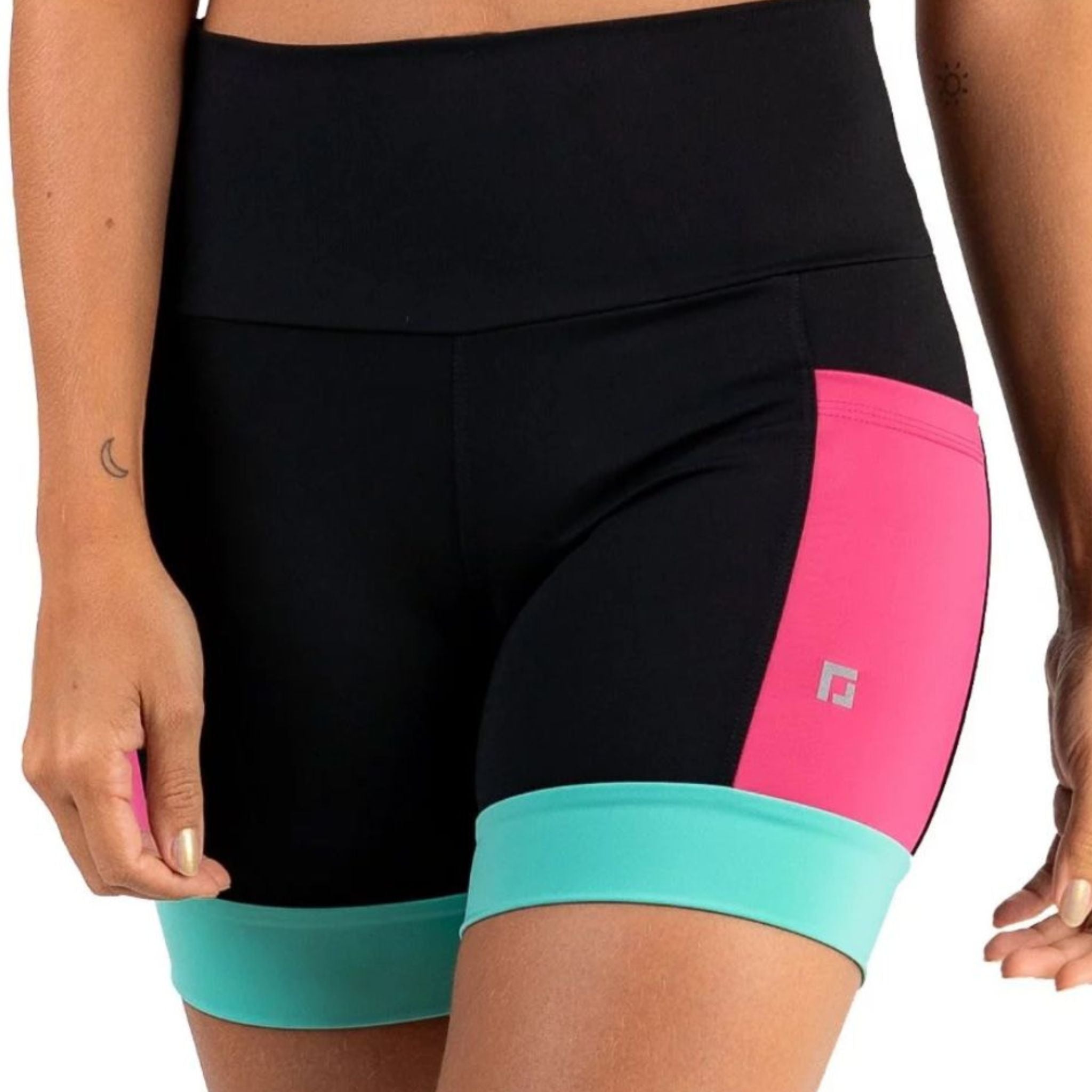 Short Poliamida de Corrida Feminino – Compressão com Bolsos e Zero Transparência - Stride Up