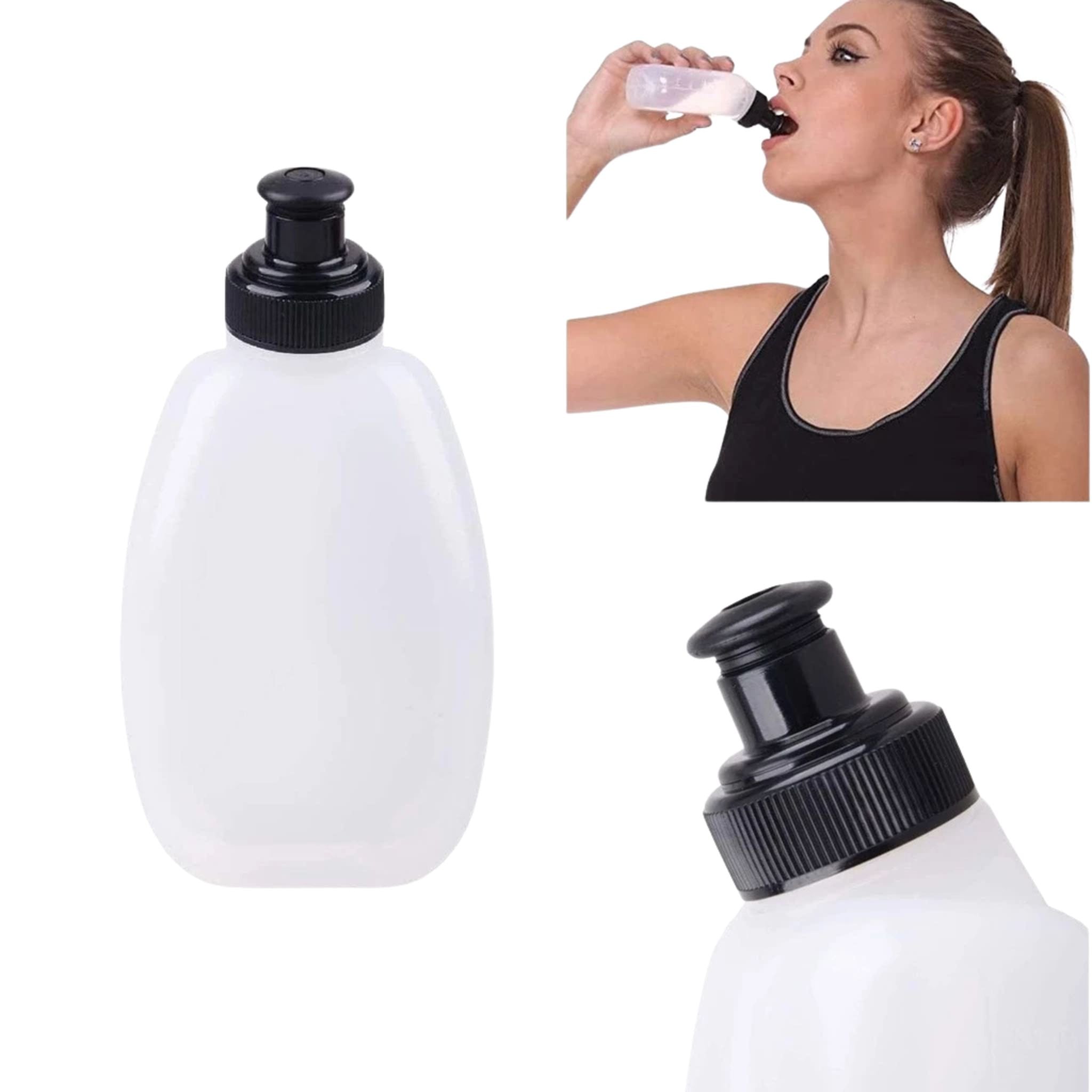 Cinto de Hidratação Impermeável – Suporte para Garrafa e Bolso Seguro - Corrida e Ciclismo - Stride Up