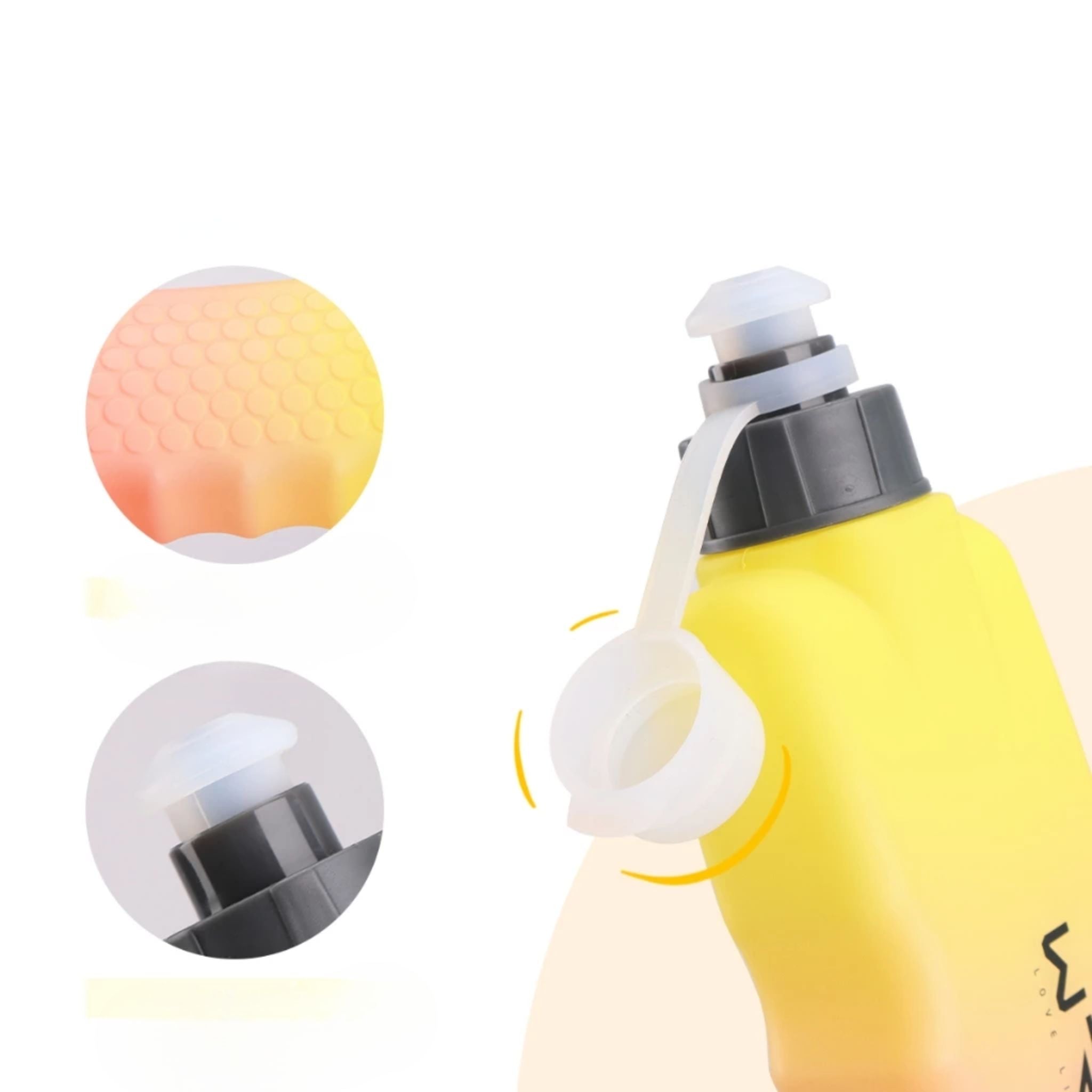 Garrafa de Água Curva WRELS 350ml – Hidratação Outdoor com Conforto e Segurança - Stride Up