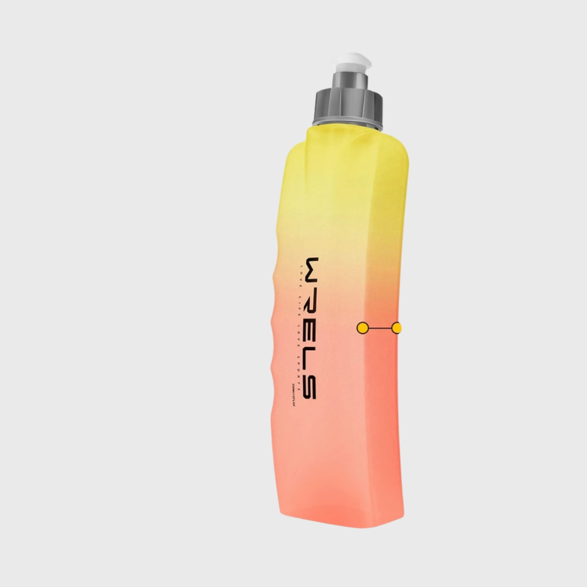 Garrafa de Água Curva WRELS 350ml – Hidratação Outdoor com Conforto e Segurança - Stride Up