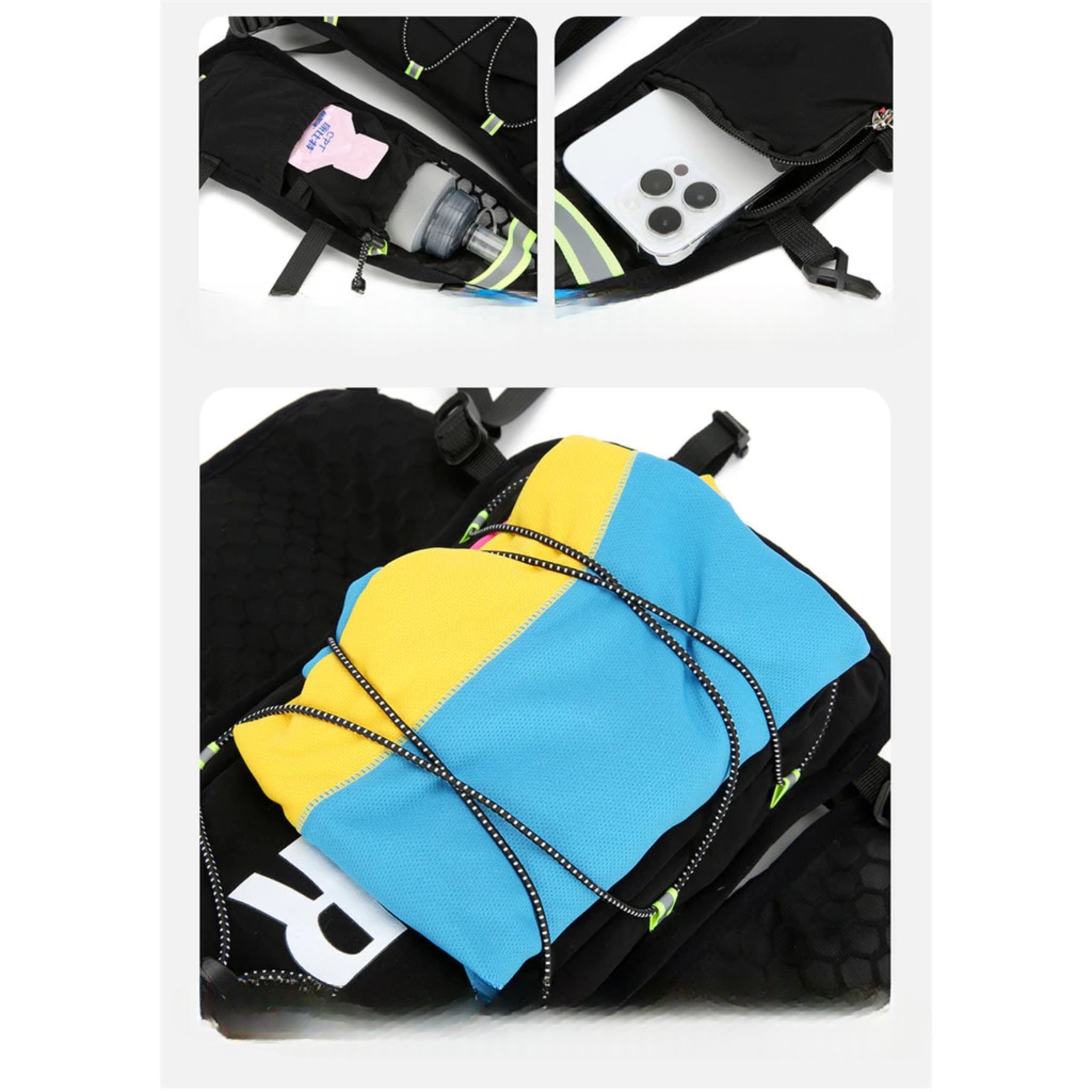 Colete de Hidratação Ultraleve 1.5L – Corrida de Montanha e Ciclismo - Stride Up