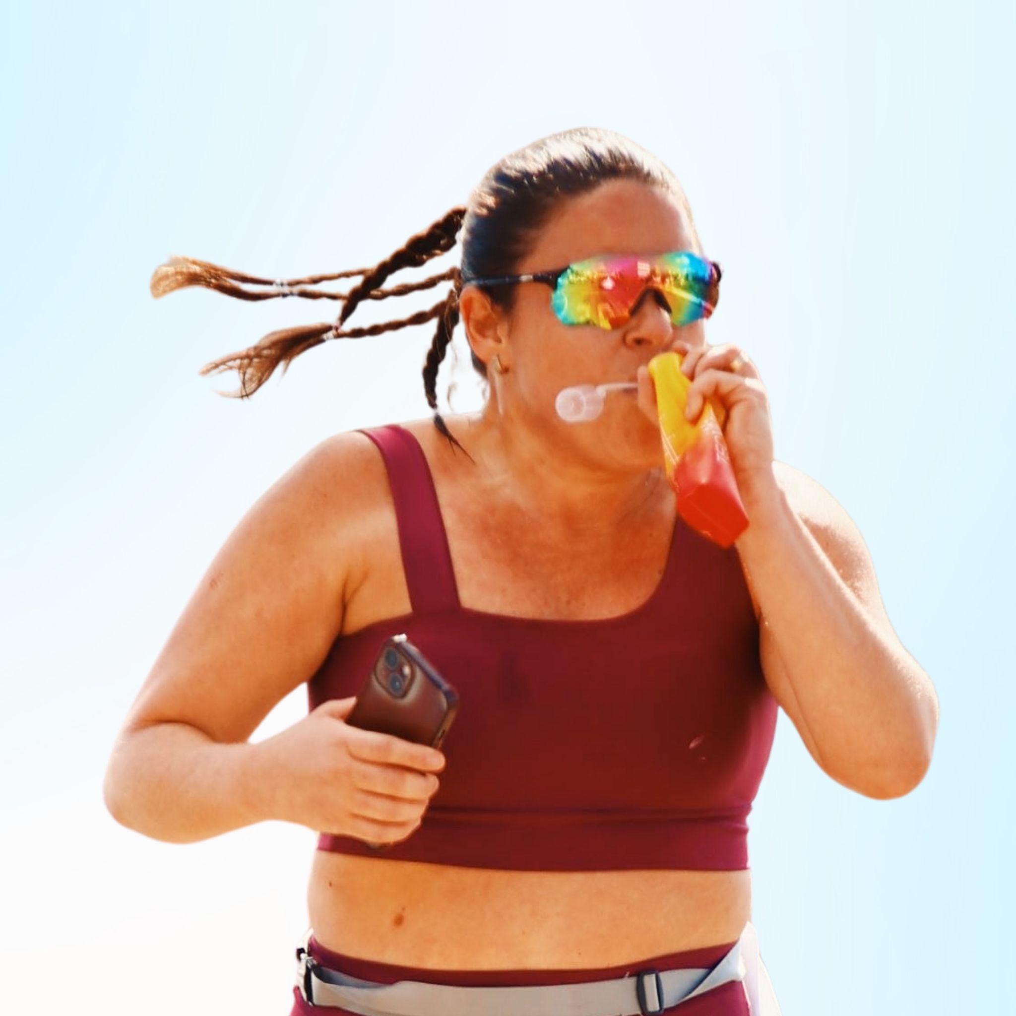 Garrafa Dobrável Soft Flask 250ml – Hidratação Sem Peso e Sem Volume - Corrida - Stride Up